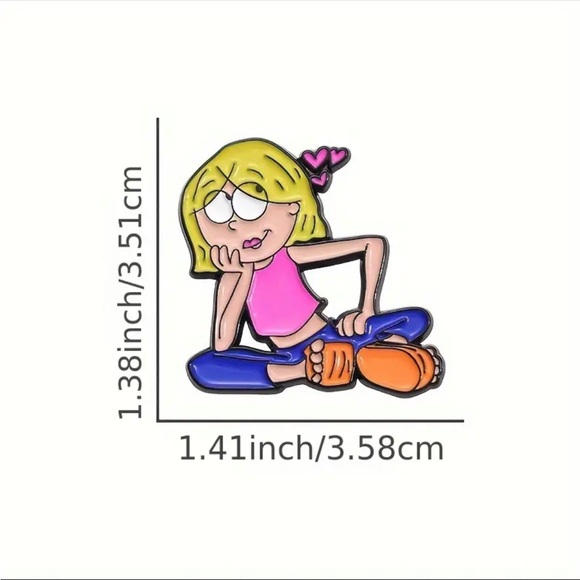 Lizzie McGuire Pin, Lizzie McGuire Backpack Pin - Picture 7 of 7